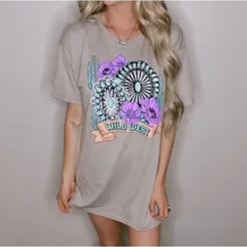 Wild West tee shirt dress.